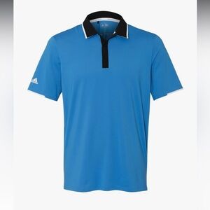 Adidas ClimaCool Golf Polo in Blue and White. Size L